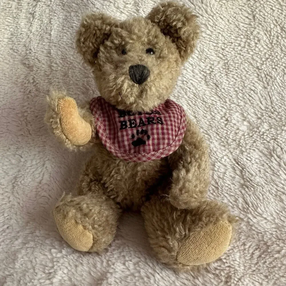 Boyds Bear Bosley Checked Bib 9